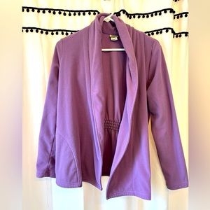 LL Bean Fleece cardigan